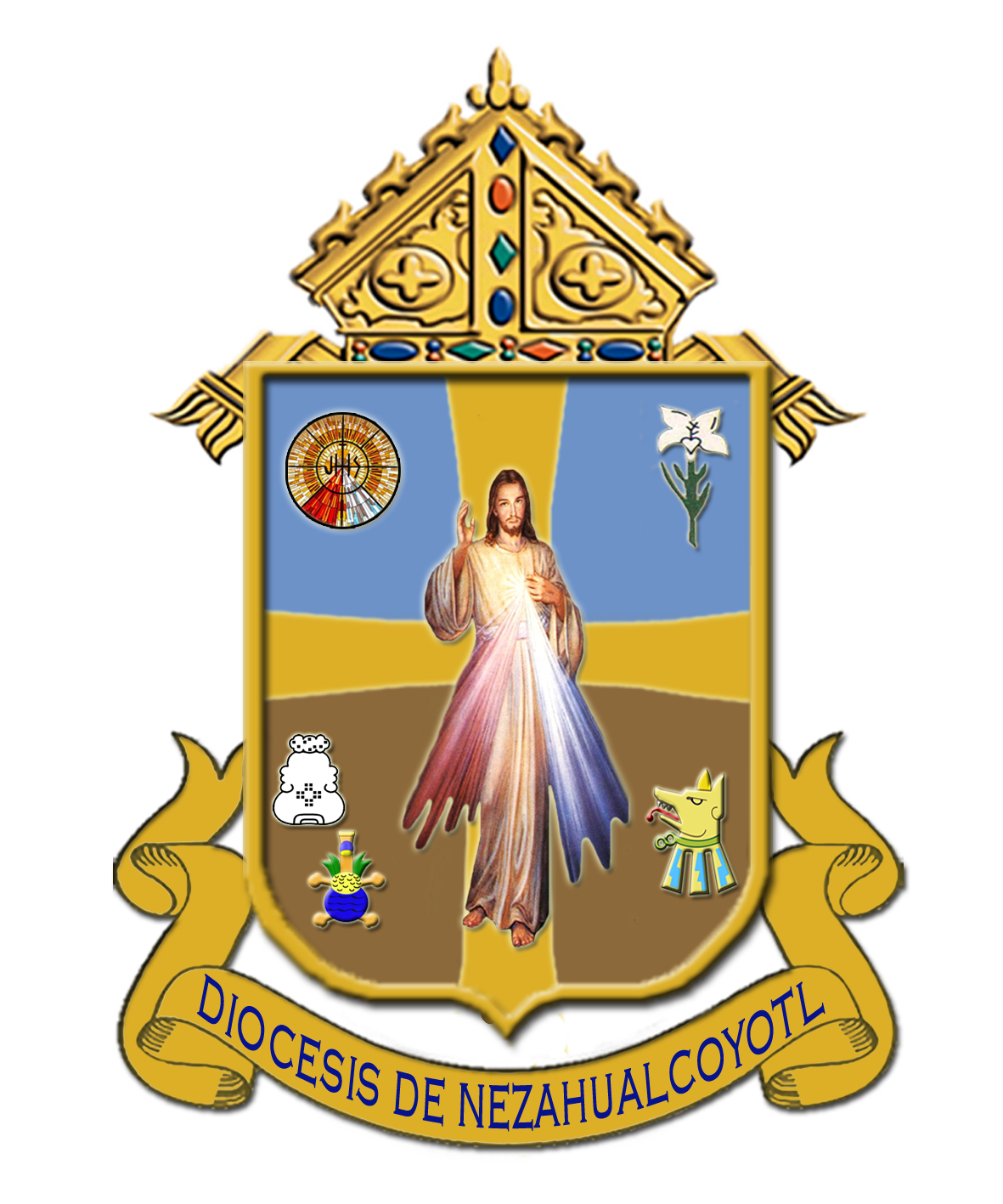 Escudo Diócesis de Nezahualcóyotl